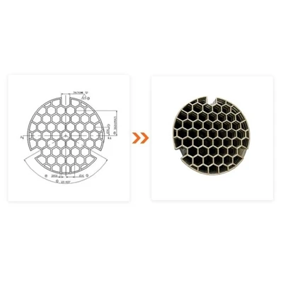 Fabricació de-per-impressió: reixeta de bresca resistent a la calor-per a emm...